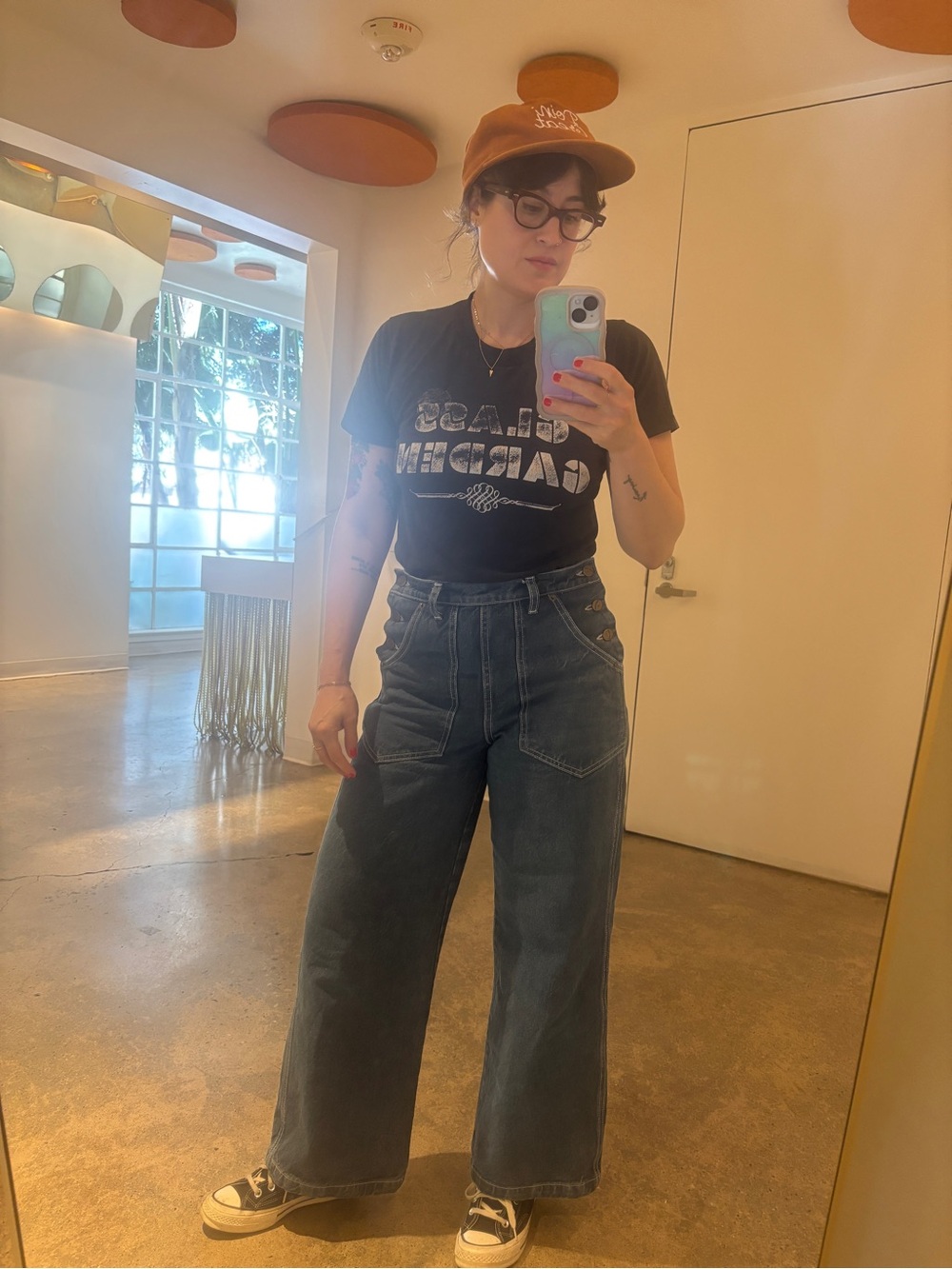 Rudy Jude Side Button Jeans in Tumbled Indigo - Picture 13 of 13